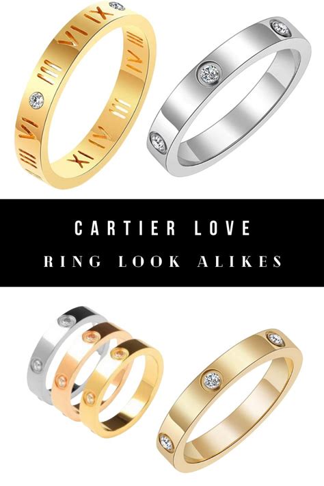 replica ladies cartier love ring|cartier love ring look alike.